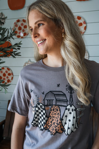 Ghouls Night Graphic Tee • Asphalt