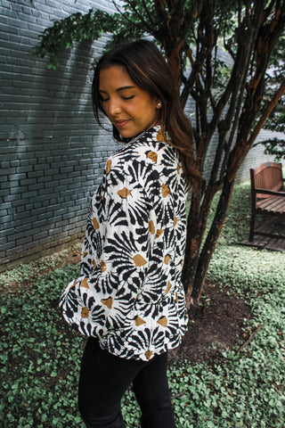 Take a chance • black floral