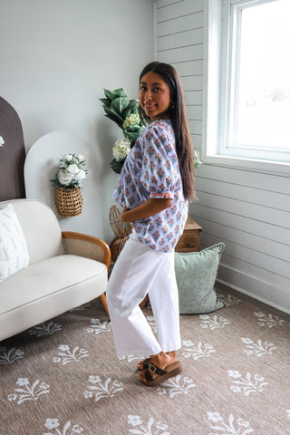 Wildflower Wonder • Blue/Peach