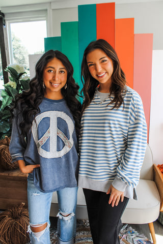 Peace Out Patchwork • Denim - FINAL SALE