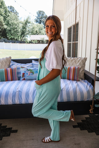 Endless Summer Jumpsuit • Sea Glass