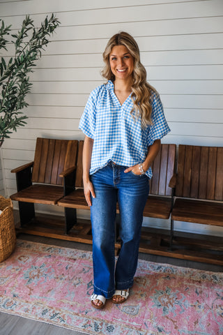 Graceful In Gingham • Blue