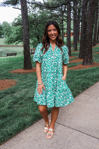 Take A Moment • Green Floral