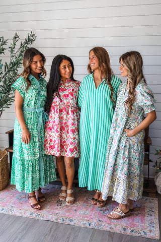 Tulip Fields Pocket Dress • Pink