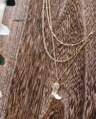 Howdy Darling Layered Necklace • Blue