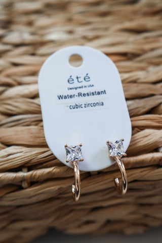 Sophisticated Sparkle Earrings • Gold