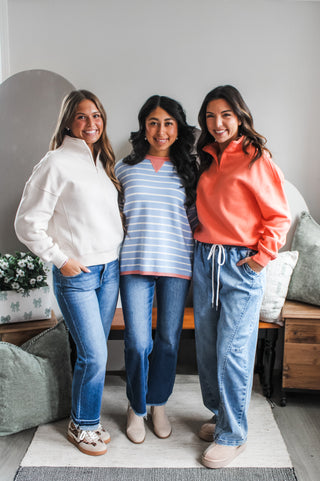 Refresh & Reset Half Zip • Ivory