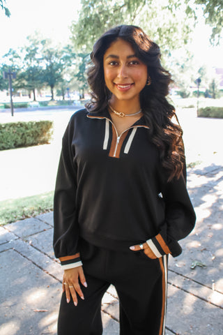 Perfect Pairing Half Zip • Black