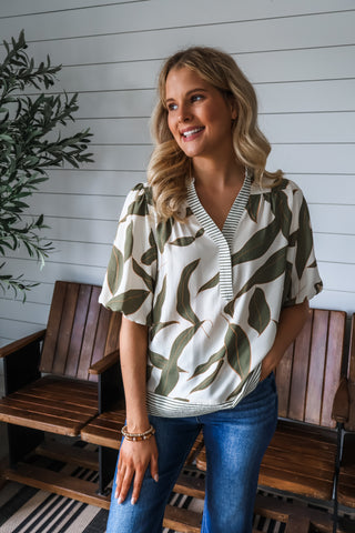 Falling Leaves • Olive