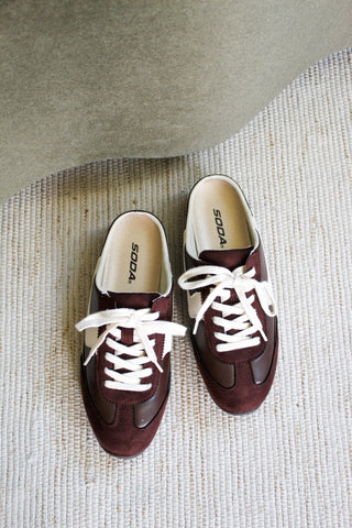 Mackay Mule Sneaker • Dark Chocolate