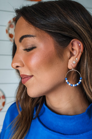 Team Kentucky Hoop Earrings • Gold
