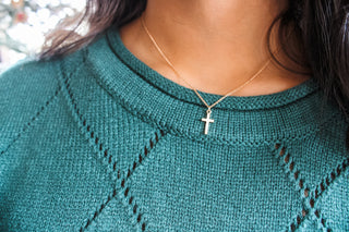 Blessing Of Hope Cross Necklace • Gold