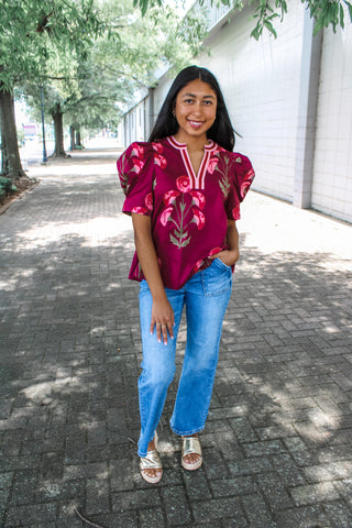 Graceful Moment • cranberry - FINAL SALE