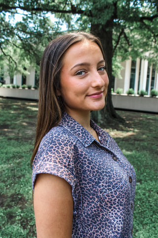 Out On The Town Leopard Print Dress