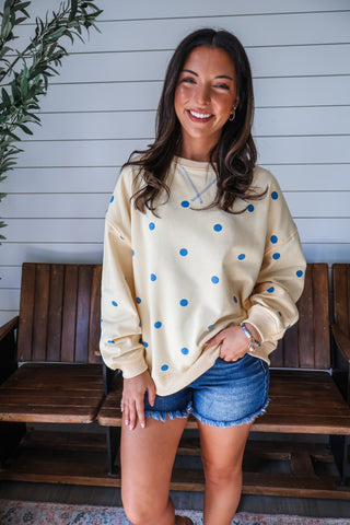 Spot Of Sunshine Pullover • Butter Yellow