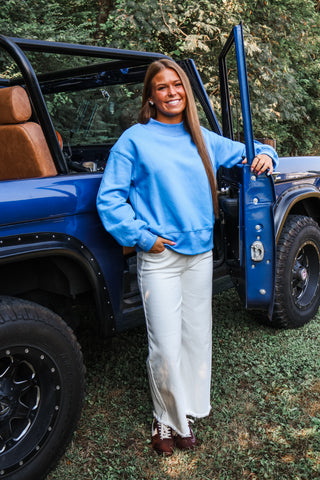 Celebrate The Cozy Pullover • Blue