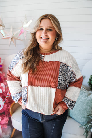 Dash Of Leopard • Brick - PLUS