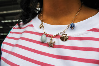 Seasalt & Sunshine Charm Necklace • Gold