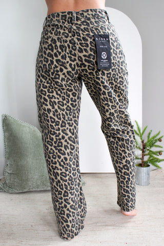 Ren Leopard Print Barrel Leg