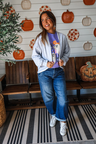 The Campfire Knit Cardi • Heather Grey