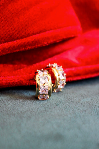 Shine Like A Diamond Earrings • Gold