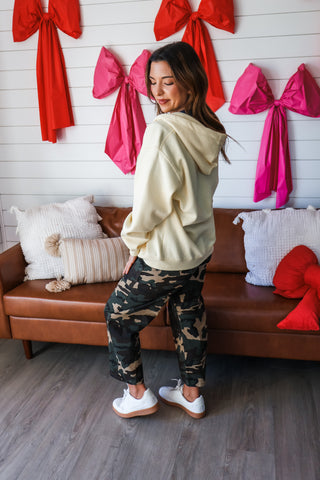 Sprint Into Spring Hoodie • Butter Yellow