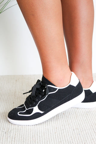 Game Day Retro Sneaker • Black - FINAL SALE