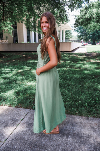 Weekend Dates Midi • Olive