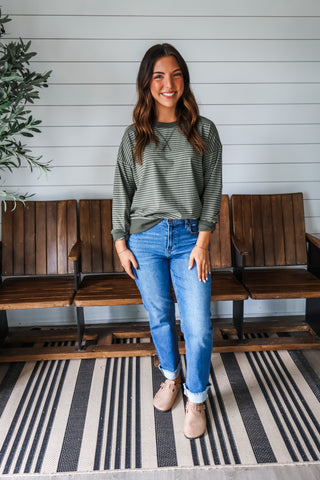 Signature Stripes • Olive Mix