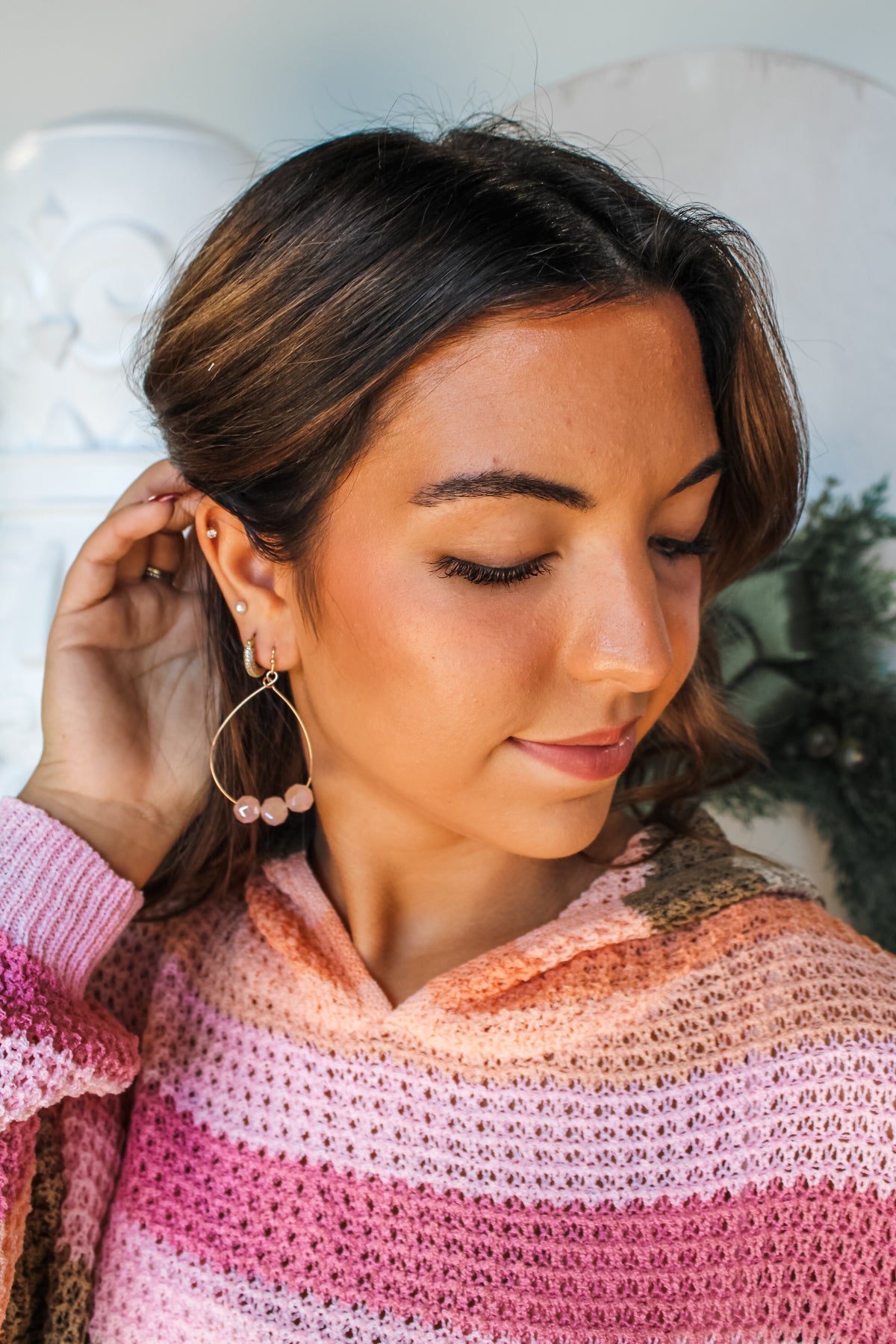 Season To Sparkle Earrings • Blush