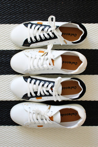 Shauna Leather Sneaker • White - FINAL SALE