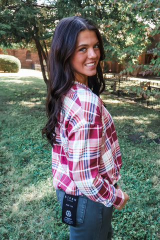 Plaid In Play • Wine Multi