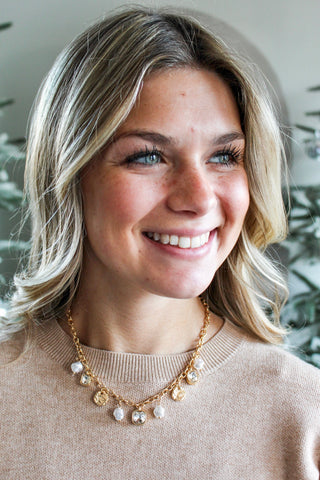 Season To Sparkle Necklace • Gold