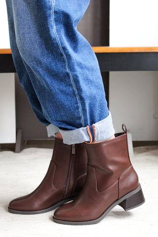 Adelaide Ankle Boot • Dark Brown