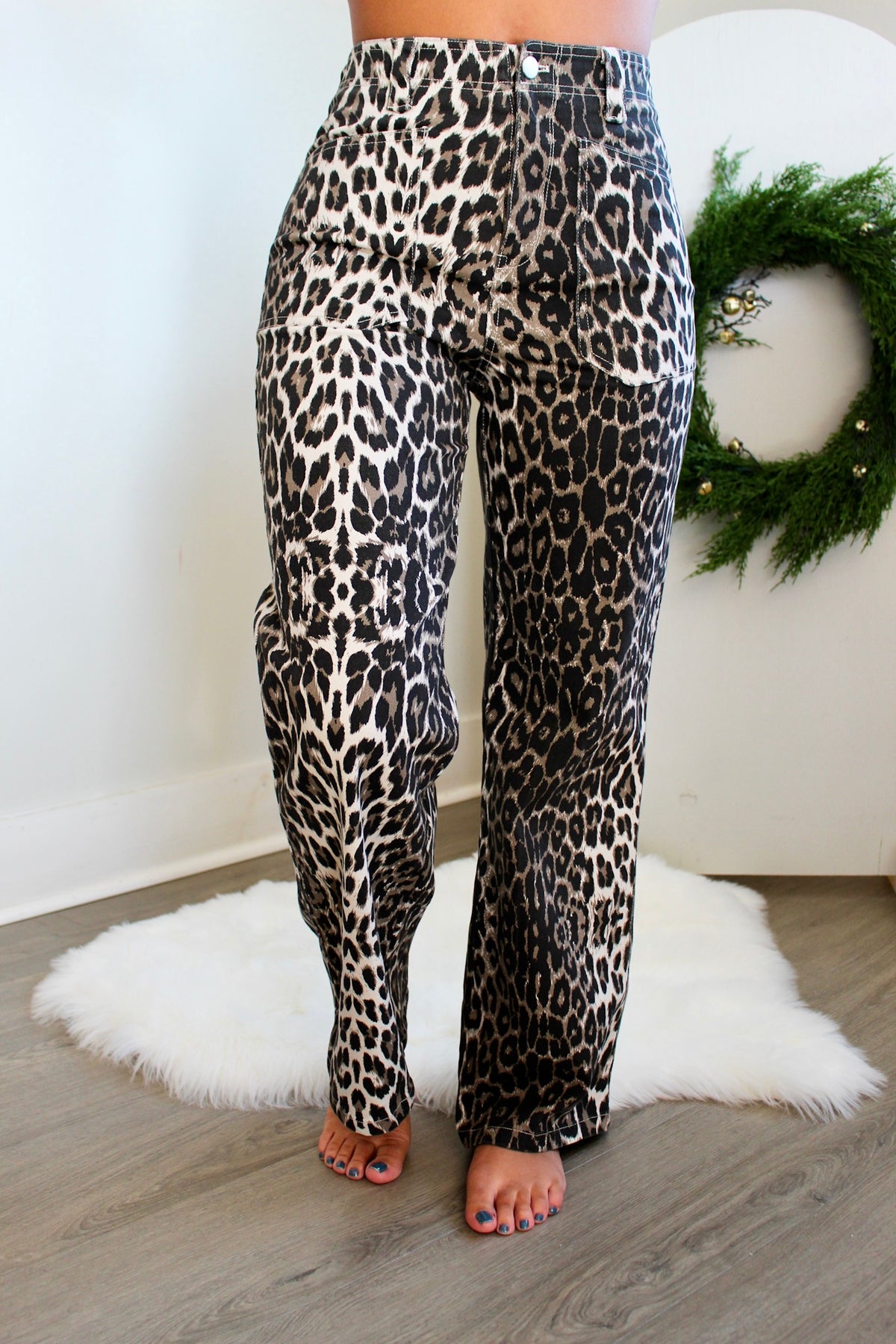 Leia Leopard Patch Pocket Pant