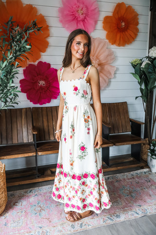 Pretty Petals Midi • Cream Floral