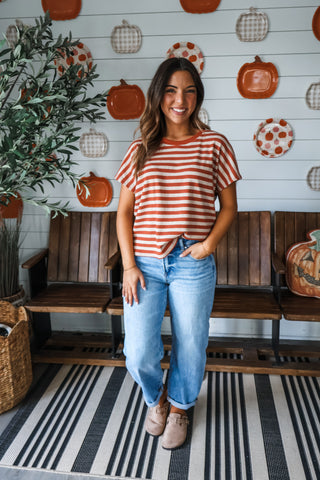 Pumpkin Patch Stripes • Orange