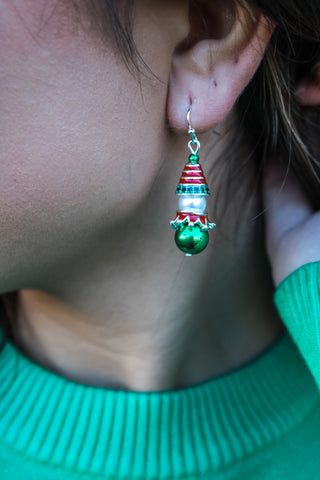 Frosty & Fabulous Earrings • Green