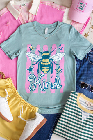 Be Kind Graphic Tee • Sage