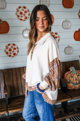 Harvest Hype Pullover • Beige
