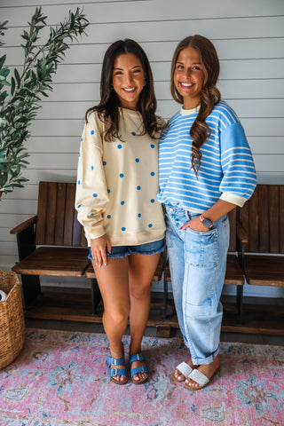 Feel Good Stripes • Blue/Yellow