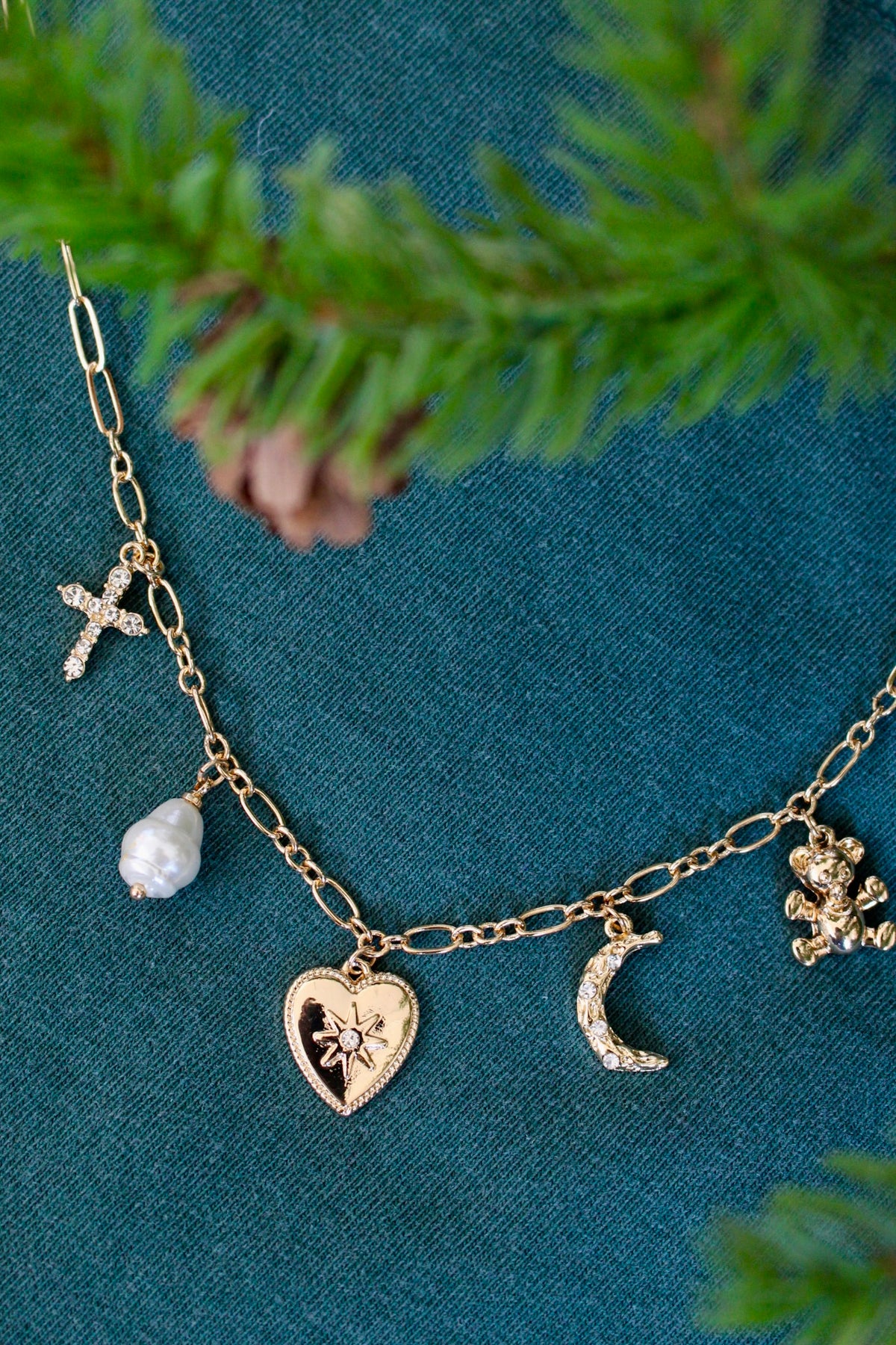 Believe In The Magic Charm Necklace • Gold