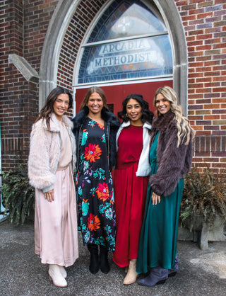 Show Stopper One Shoulder Dress • Black Floral