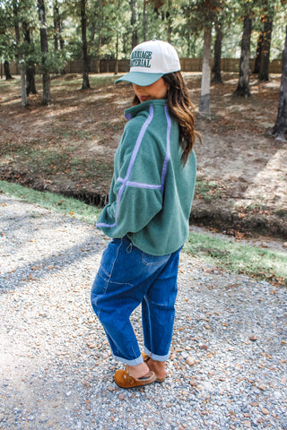 Alpine Adventures Half Zip • Juniper