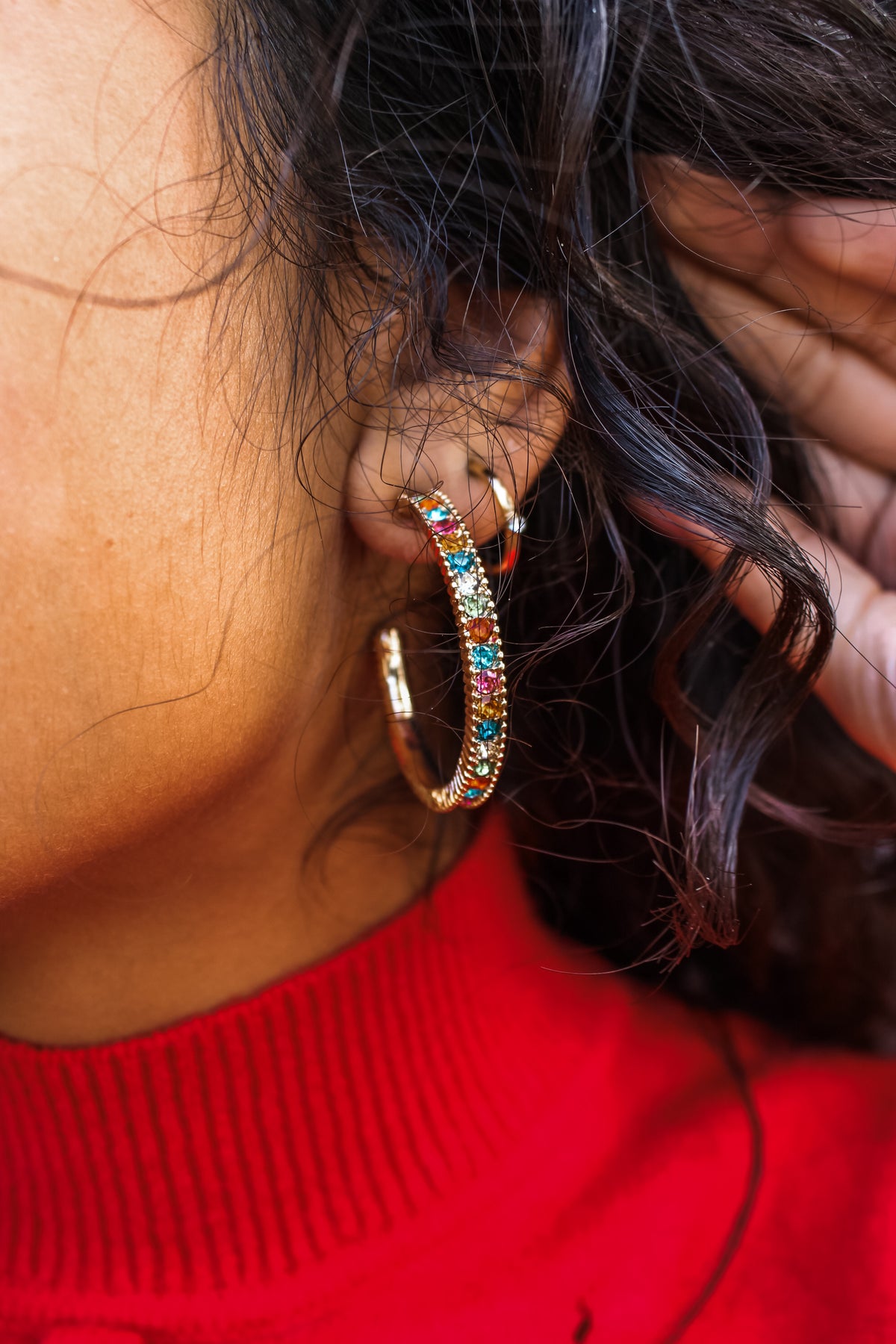 Make It Merry Hoop Earrings • Gold