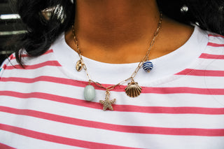 Seasalt & Sunshine Charm Necklace • Gold