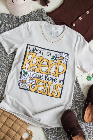 What A Friend We Have In Jesus Graphic Tee • Natural