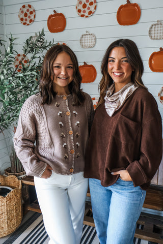 Sophisticated Charm Silk Scarf • Latte