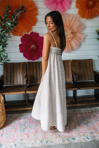 Coastal Stripes Maxi • Tan