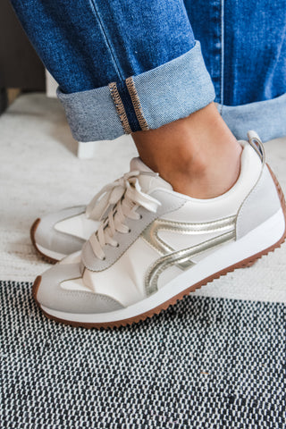 Winning Streak Modern Sneaker • Gold Combo